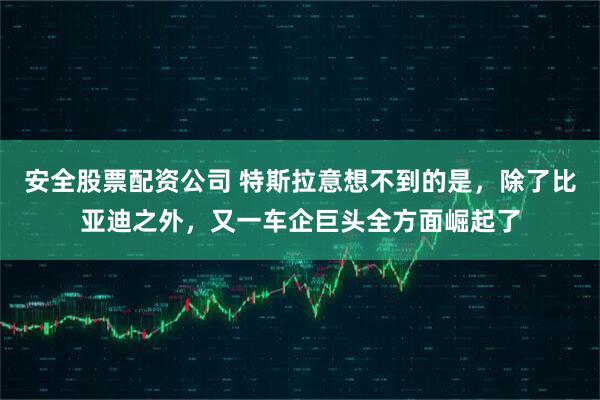 安全股票配资公司 特斯拉意想不到的是，除了比亚迪之外，又一车企巨头全方面崛起了